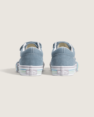 Kids Vans Little Kids Old Skool V Shoe in Citadel Blue