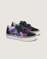 Kids Vans KPop Demon Hunters x Vans Little Kids Old Skool V Shoe in Kpop Demon Hunters Purple