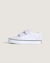 Kids Vans Little Kids Old Skool V Checkerboard Shoe in Checkerboard Lilac Mist Purple