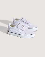 Kids Vans Little Kids Old Skool V Checkerboard Shoe in Checkerboard Lilac Mist Purple