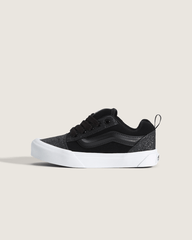 Kids Vans Little Kids Knu Skool Shoe in Dazzled Black