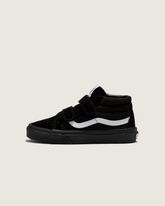 Kids Vans Little Kids Sk8-Mid V Shoe in Blackout