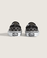 Kids Vans Kids Classic Checkerboard Slip-On Black/Pewter Shoes