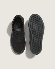 Kids Vans Little Kids Sk8-Hi Zip Checkerboard Shoe in Checkerboard Black / Black