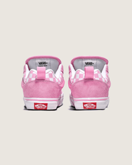 Kids Vans Little Kids Knu Skool Checkerboard Shoe in Checkerboard Prism Pink / True White
