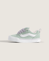 Kids|Sale Vans Little Kids Knu Skool Shoe in Grey / Olive Green