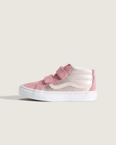 Kids|Sale Vans Little Kids Sk8-Mid Reissue V Shoe in Metallic Pop Pink