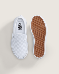 Kids|Sale Vans Little Kids Classic Slip-On Checkerboard Shoe in Checkerboard Silver Grey