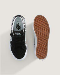 Kids|Sale Vans Little Kids Sk8-Mid V Shoe in Glitter Leopard Pastel Blue