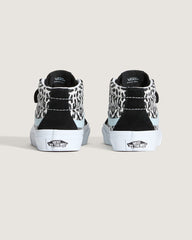 Kids|Sale Vans Little Kids Sk8-Mid V Shoe in Glitter Leopard Pastel Blue