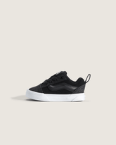 Kids Vans Toddler Knu Skool Shoe in Dazzled Black