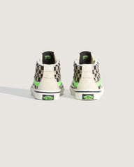 Kids Vans Toddler Sk8-Mid V Shoe in Glow-in-the-Dark Taupe Mist Grey