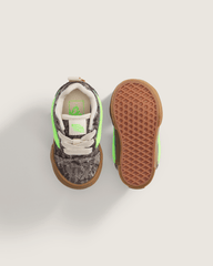 Kids Vans Toddler Knu Skool Shoe in Camo Gecko Green
