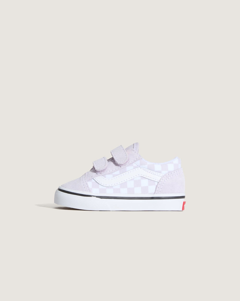 Kids Vans Toddler Old Skool V Checkerboard Shoe in Checkerboard Lilac Mist Purple