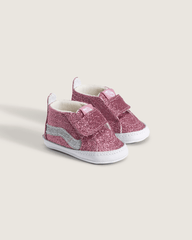 Kids Vans Infant SK8-Hi Crib Shoe in Glitter Dawn Pink