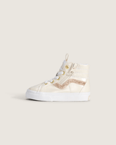 Kids|Sale Vans Toddler SK8-Hi Side Zip Shoe in Dazzled Turtledove White