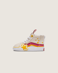 Kids|Sale Vans Toddler Sk8-Hi Zip Shoe in Rainbow Red / Yellow / Beige