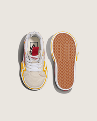 Kids|Sale Vans Toddler Sk8-Hi Zip Shoe in Rainbow Red / Yellow / Beige