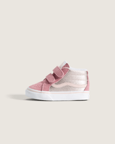 Kids|Sale Vans Toddler Sk8-Mid Reissue V Shoe in Metallic Pop Pink