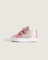 Kids|Sale Vans Toddler Sk8-Mid Reissue V Shoe in Metallic Pop Pink