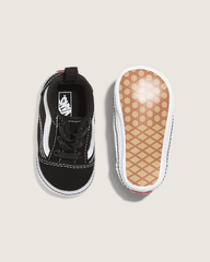 Kids Vans Infant Old Skool Crib Black/True White Shoes