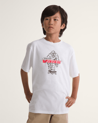 Kids Vans Kids Big Push T-Shirt in White