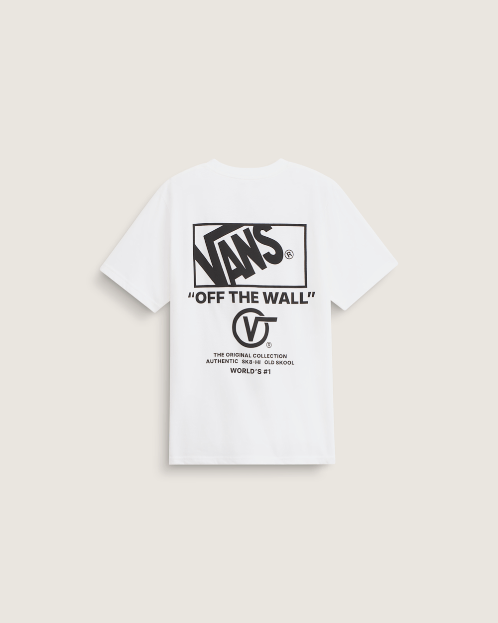 Kids Vans Kids Stacked Hi T-Shirt in White