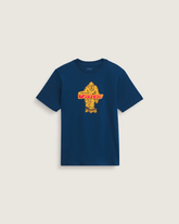 Kids Vans Kids Big Push T-Shirt in Deep Indigo Blue