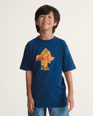 Kids Vans Kids Big Push T-Shirt in Deep Indigo Blue