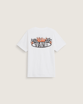 Kids Vans Kids Racing Flames T-Shirt in White