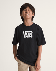 Kids Vans Kids Stretch Logo T-Shirt in Black
