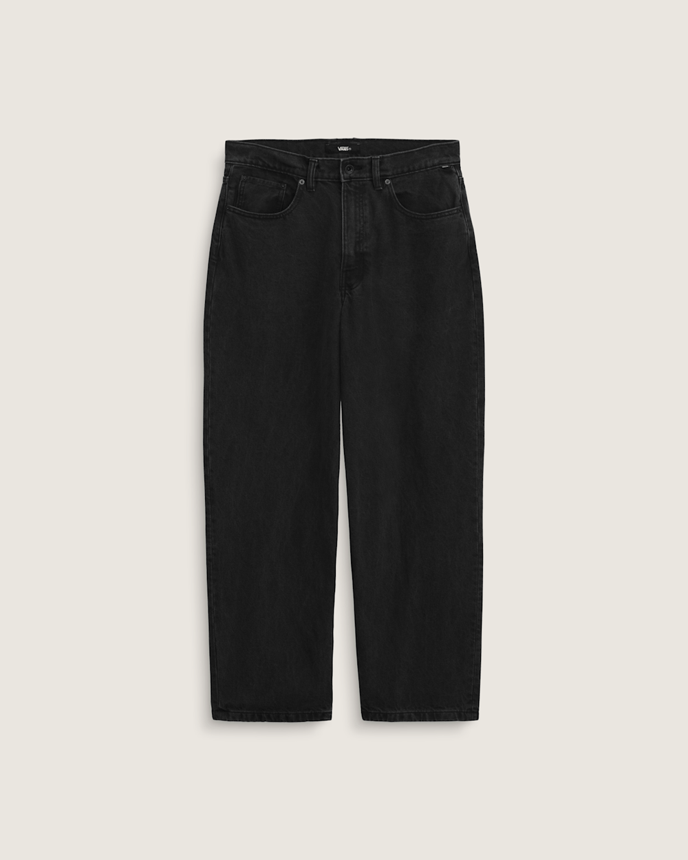 Kids Vans Kids Check-5 Loose Denim Pants in Stonewash Black