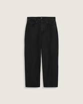 Kids Vans Kids Check-5 Loose Denim Pants in Stonewash Black