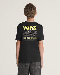 Kids Vans Kids Too Fast T-Shirt in Black