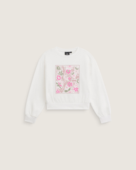 Kids Vans Kids Flow Field Crew Sweatshirt in Marshmallow White