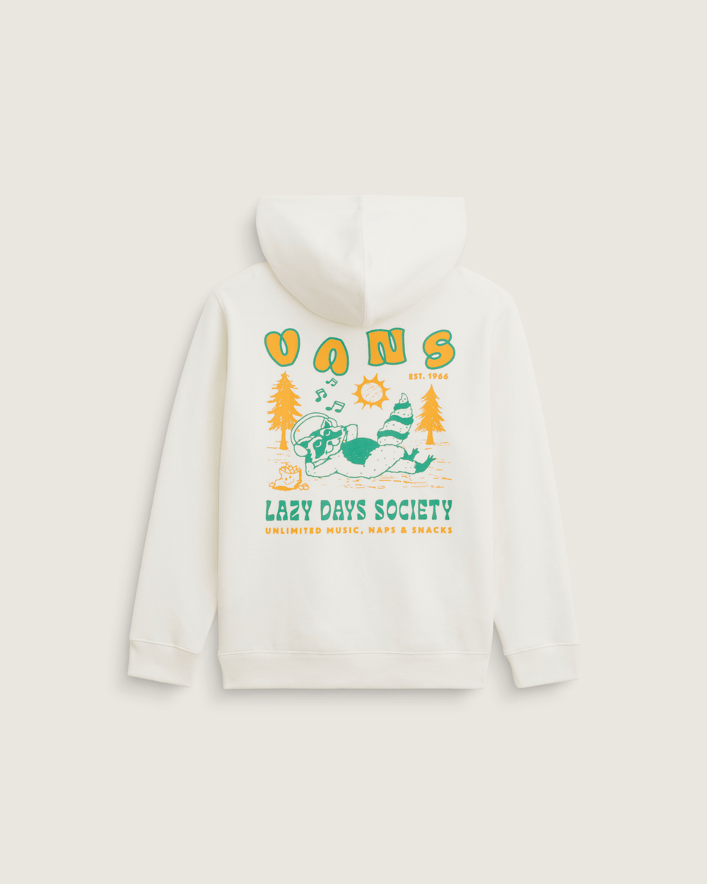 Kids Vans Kids Lazy Daze Pullover Sweatshirt in Marshmallow White