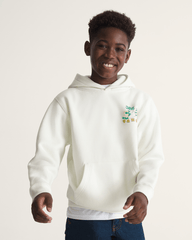 Kids Vans Kids Lazy Daze Pullover Sweatshirt in Marshmallow White