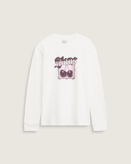 Kids Vans Kids Cherrylace Long Sleeve T-Shirt in Marshmallow White