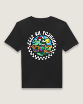 Kids Vans Kids Keep on Pushing T-Shirt in Black