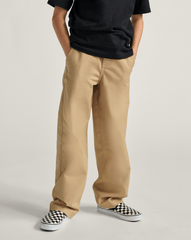Kids Vans Kids Authentic Chino Loose Pants in Incense Brown