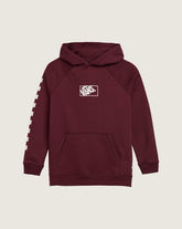 Kids Vans Kids Stacked Box Sweatshirt in Port Royale Red