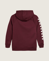 Kids Vans Kids Stacked Box Sweatshirt in Port Royale Red