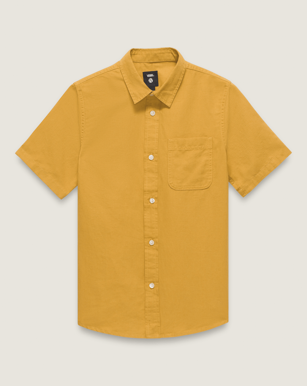 Kids Vans Kids Lawson Woven Shirt in Harvest Gold Yellow