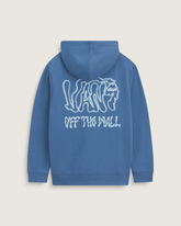 Kids Vans Kids Rippled Zip Hoodie in True Navy Blue