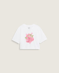 Kids Vans Kids Star Berries Crop T-Shirt in White