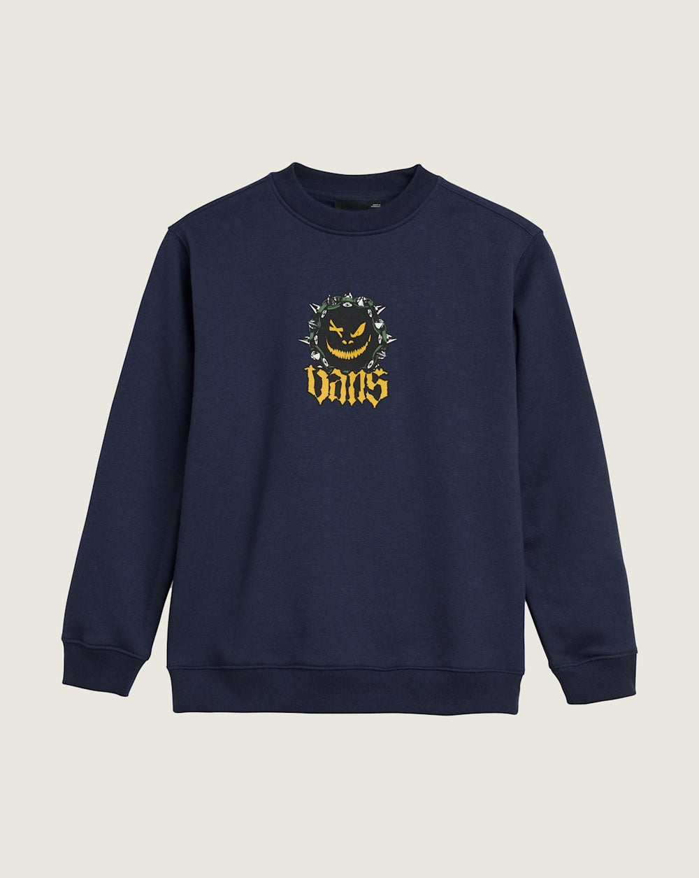 Kids Vans Kids Happy Spike Crew Sweatshirt in Parisian Night Blue