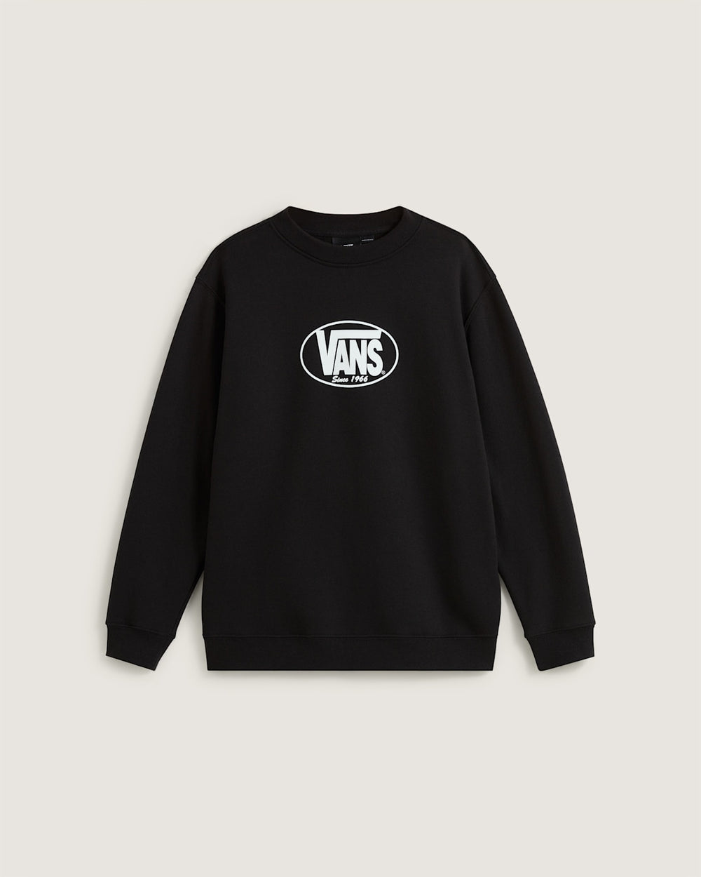 Kids Vans Kids Classic Oval Crew Sweatshirt in Black