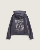 Kids Vans Kids Greatest Hits Zip Hoodie in Asphalt Grey