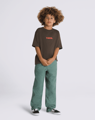 Kids Vans Kids Drill Chore Carpenter Pants in Dark Forest Green