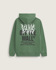 Kids Vans Kids Metal Wall Zip Hoodie in Pine Forest Green